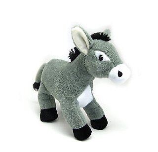 Standing Gray Donkey Plush Stuffed Animal Toy10" by Unipak