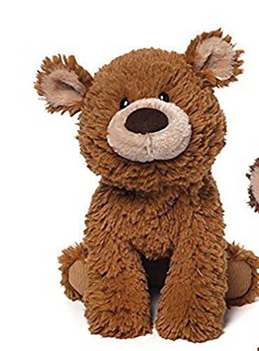 Netty Light Brown Fluffy Bear Plush Stuffed Animal 10" by Gund