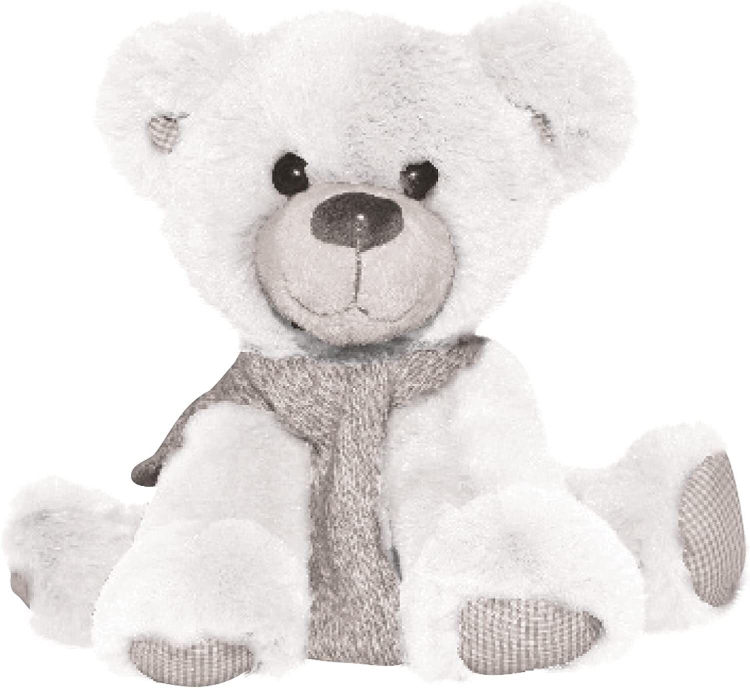 Enesco Kalidou Holiday Teddy Bear with Scarf Plush Stuffed Animal, 8.67 Inch
