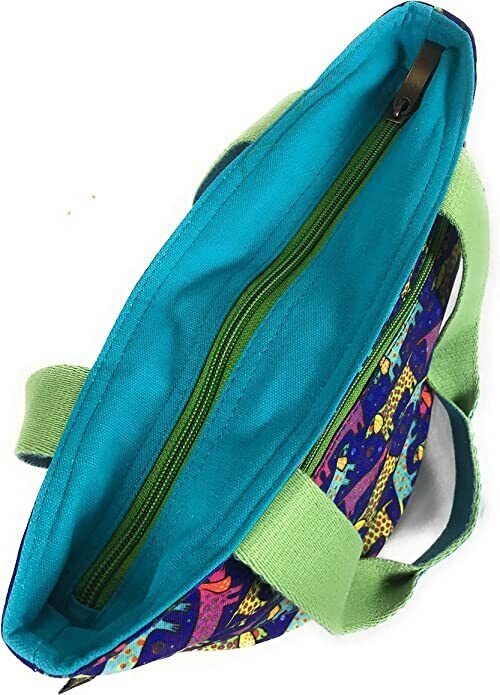 Laurel Burch Canine Family Medium Tote Bag, 14.5" x 10" x 6.25"