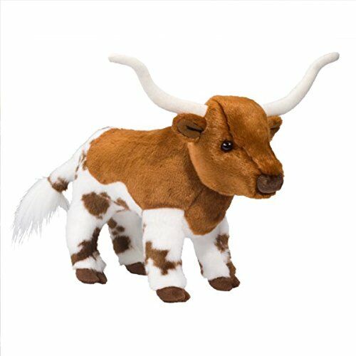 Douglas Toys Fitzgerald Longhorn Plush Stuffed Animal Toy, 11"