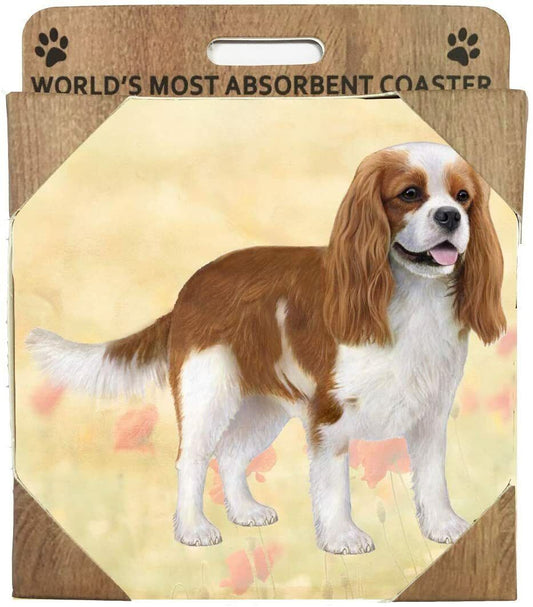 Cavalier King Charles (Standing) Tabletop Drink Coaster (1)