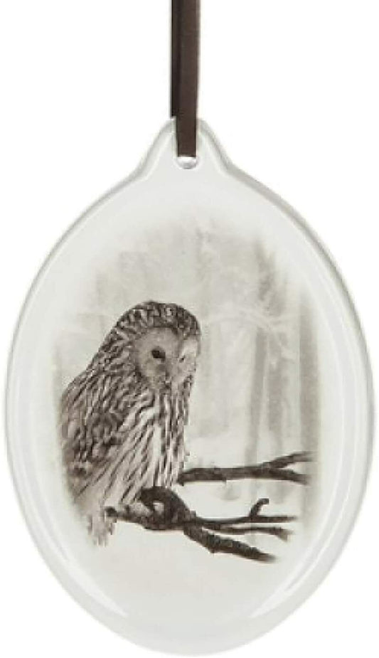 Ganz Owl Animal Hanging Christmas/Everyday Ornament, 5" Dolomite