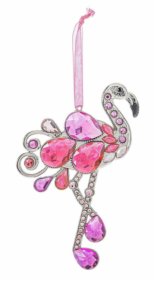 Ganz Crystal Acrylic Pink Flamingo 5 in Ornament/Suncatcher ACRY-544