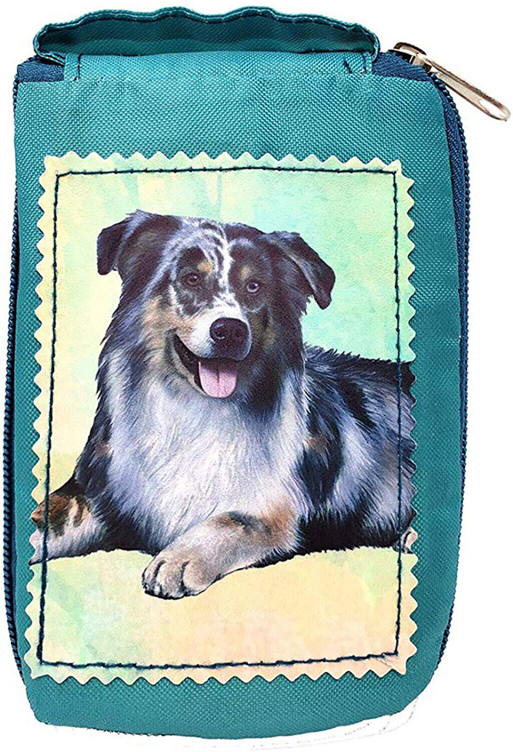 Australian Shepherd Foldable Tote Bag - Waterproof - Zipper Market Tote