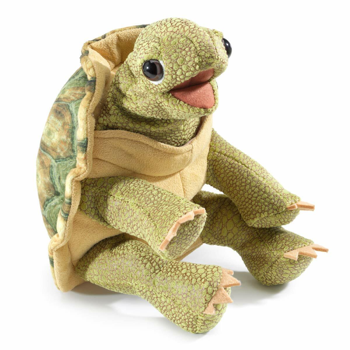 Folkmanis Standing Tortoise Puppet, 12"
