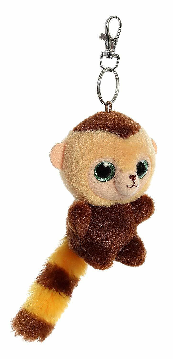 Aurora World Inc. YooHoo 3.5" Roodee Monkey Keychain Plush Stuffed Animal