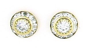 Finishing Touch Mini Rondelle Earrings