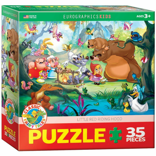 EuroGraphics Classic Fairy Tales Little Red Riding Hood Jigsaw Puzzle (35-Piece)