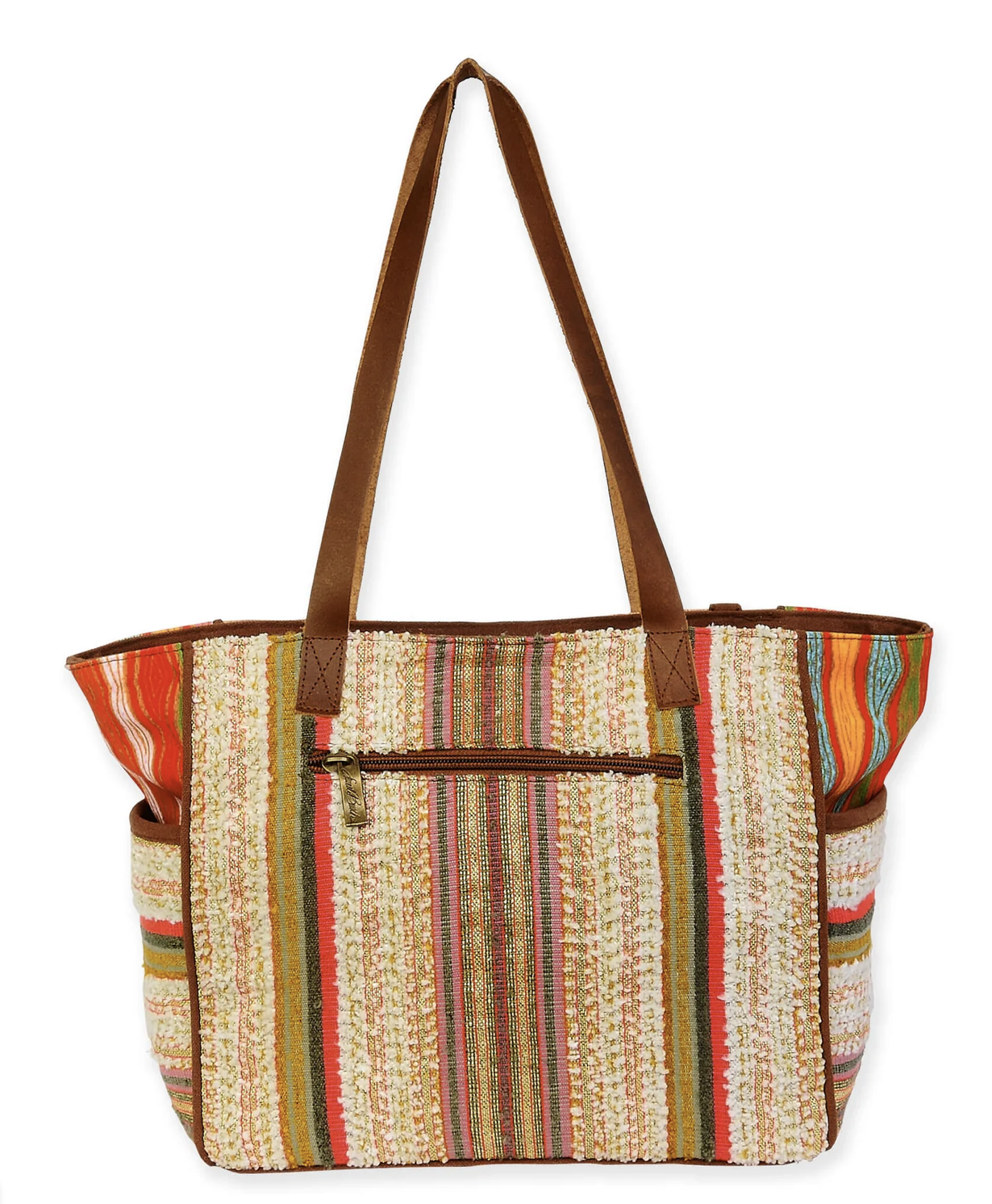 Laurel Burch Rushia & Rusty Horses Medium Tote Bag Handbag, 16" x 6.5" x 10"