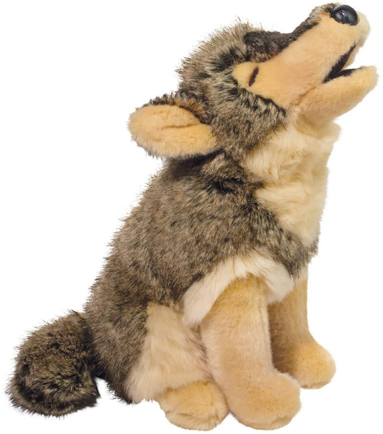 Douglas Raina 12" Howling Wolf Plush Stuffed Animal