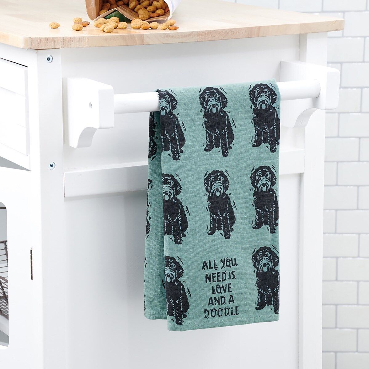 Primitives by Kathy Kitchen Towel - All You Need Is Love And A Doodle