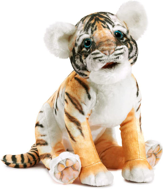 Folkmanis Baby Tiger Hand Puppet, 21"