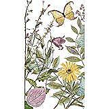 Paperproducts Design 1412375 Kensington Garden Guest Towels Paper Napkin, Green