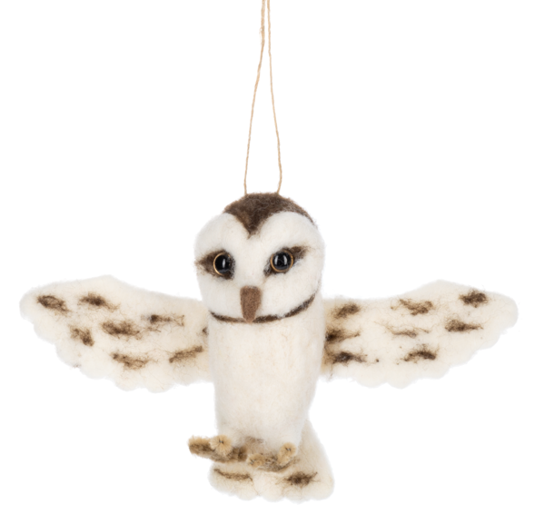 Ganz MX194625 Woodland Owl Ornaments, Set of 2, 7"