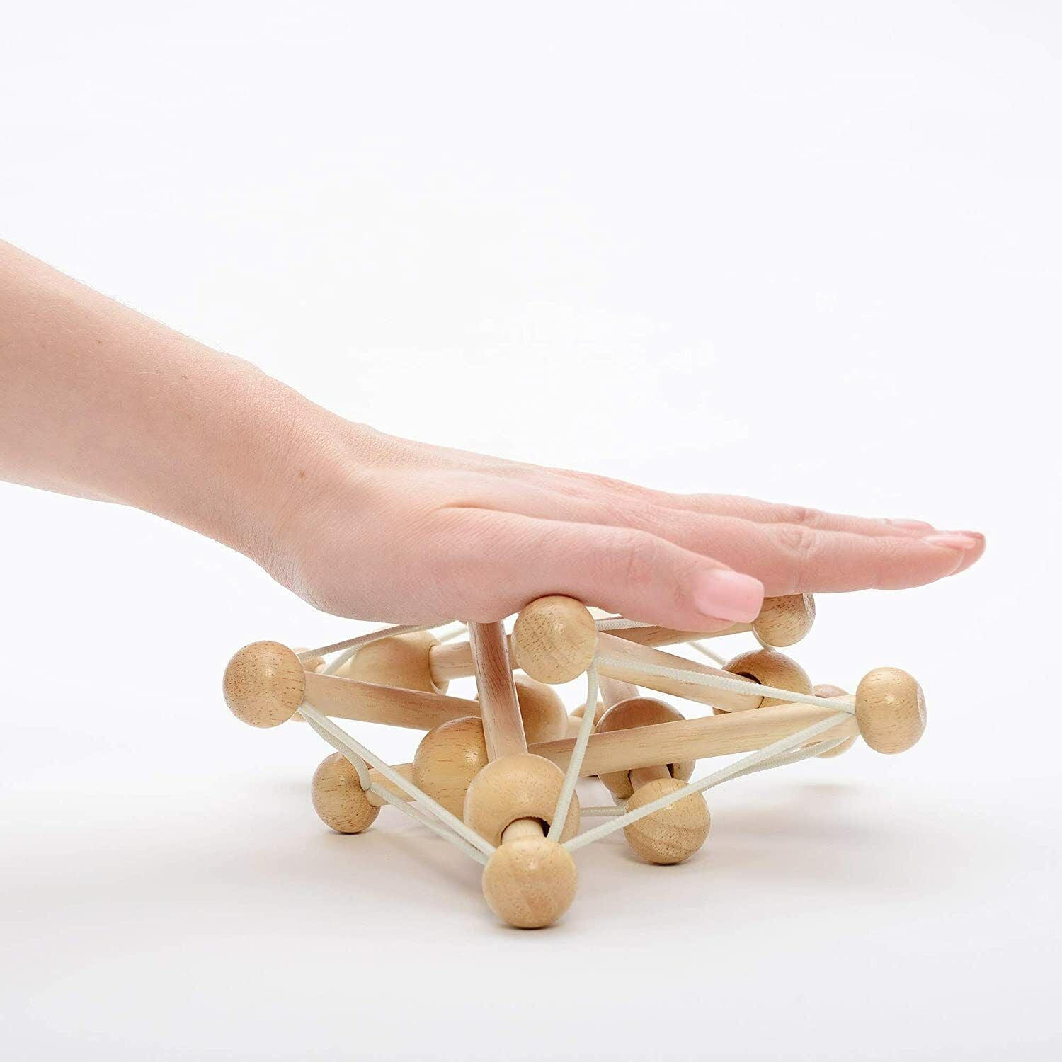 Manhattan Toy Skwish Natural Rattle and Teether Grasping Activity Toy