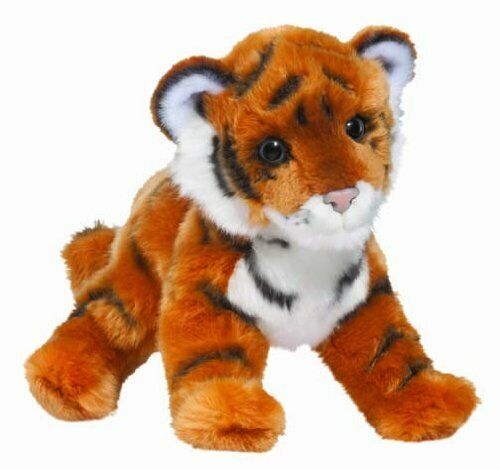 Douglas Toys Pancake Bengal Tiger Cub 12" Plush Stuffed Animal