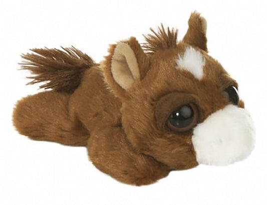 Aurora World Dreamy Eyes Brown Lying Down 6" Plush