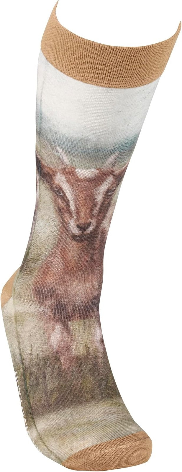Primitives by Kathy -  Goat in a Field Socks, One Size, Unisex, Knee High