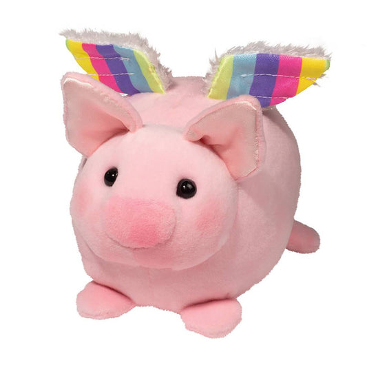 Douglas Flying Pig with Wings Macaroon Plush Stuffed Animal, 6"