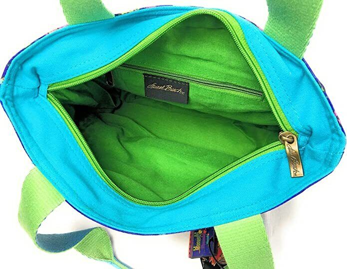 Laurel Burch Canine Family Medium Tote Bag, 14.5" x 10" x 6.25"