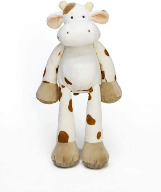 Teddykompaniet Diinglisar Large Spotted Cow Plush Stuffed Animal Toy, 14"