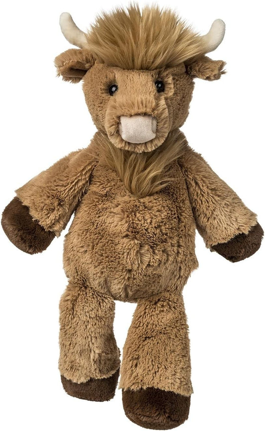 Mary Meyer Marshmallow Zoo Stuffed Animal Soft Toy, 13-Inch, Hagrid Highland Cow