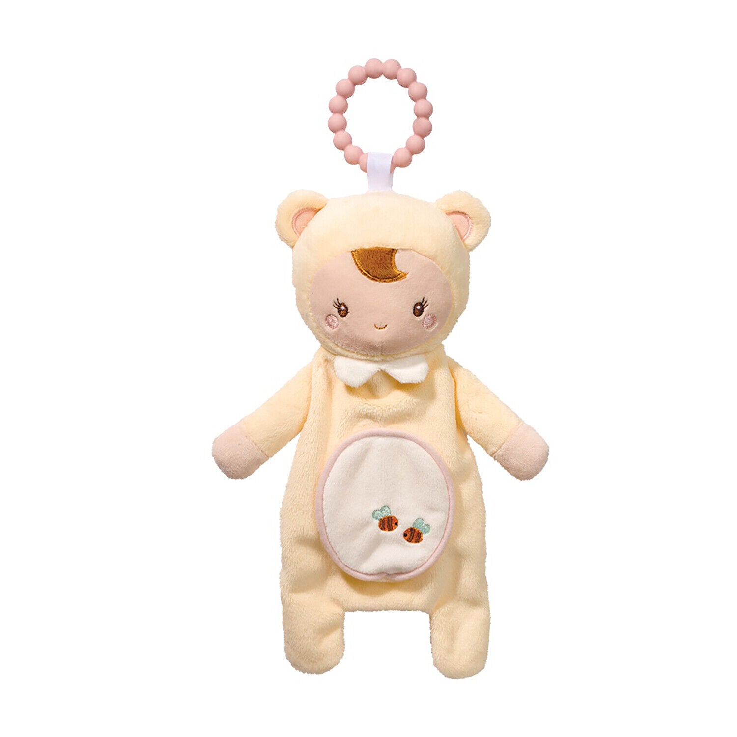 Douglas Baby Yellow Pajama Baby Teether Plush Stuffed Animal Toy, 6"