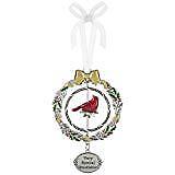 Very Special Grandfather Christmas Cardinal 3D 4 3/8" Christmas Ornament