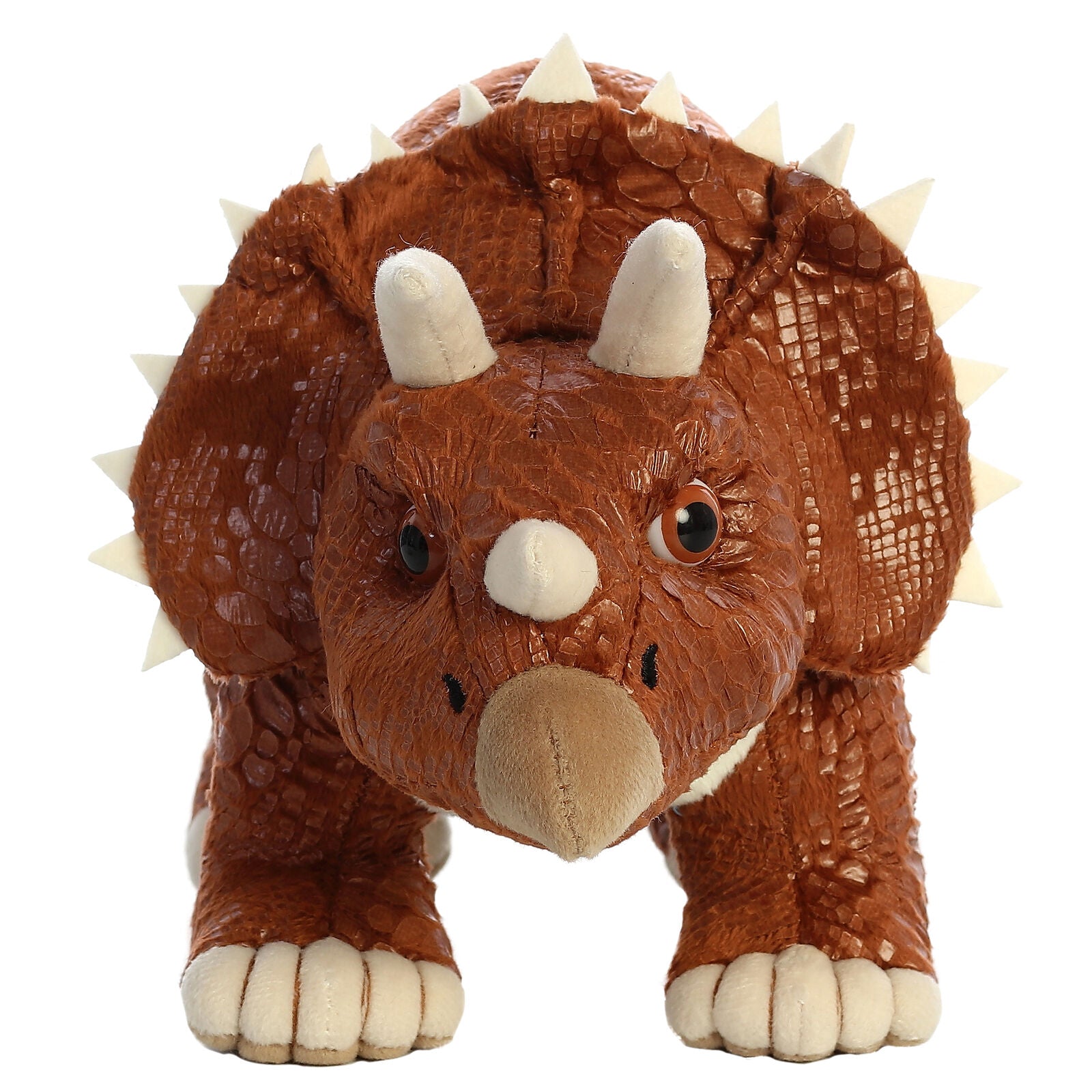 Aurora World Dinosaur - Stomp Triceratops 10" Plush Toy