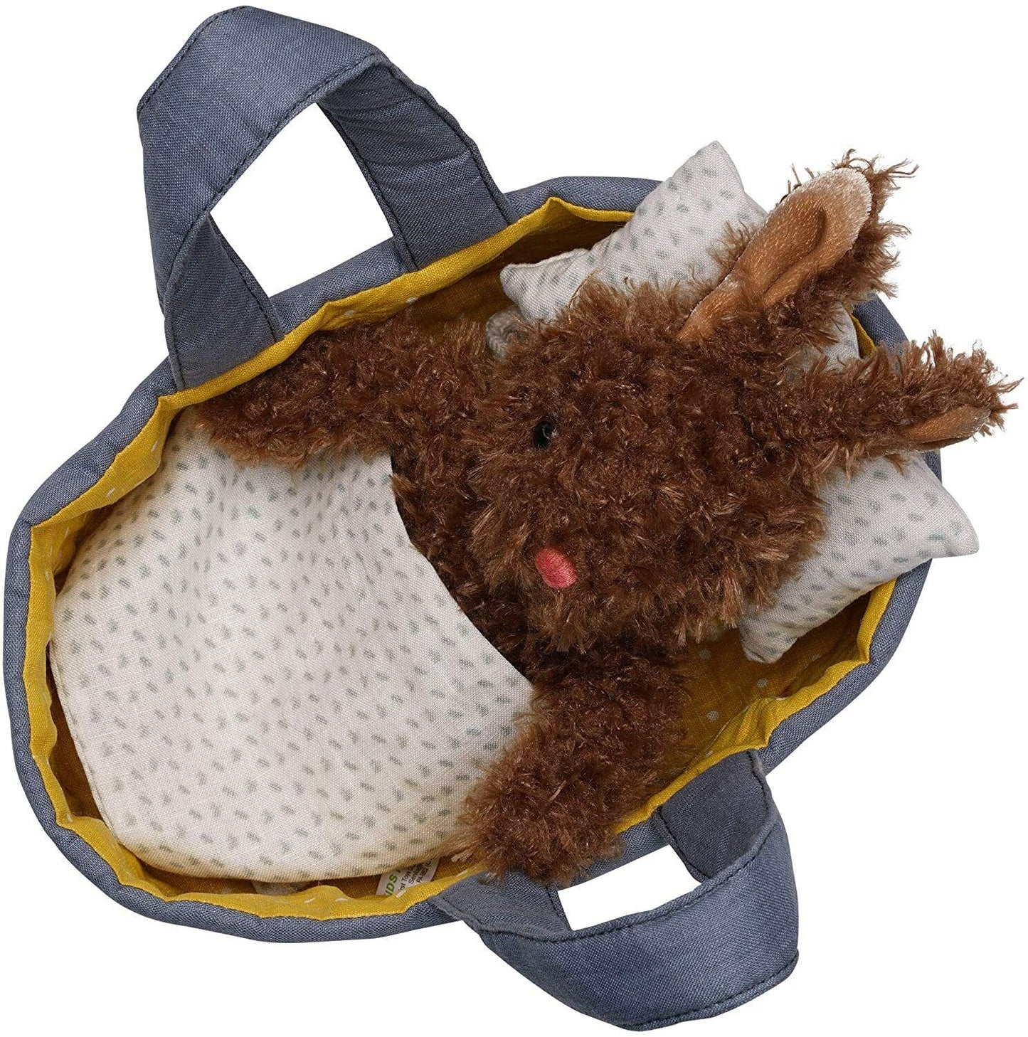 Manhattan Toy Moppettes Beau Bunny Stuffed Animal Nurturing Playset