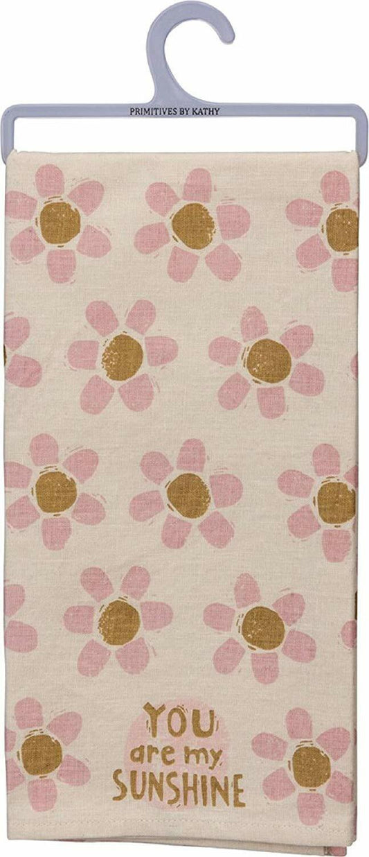 Primitives by Kathy You are My Sunshine Dish Towel