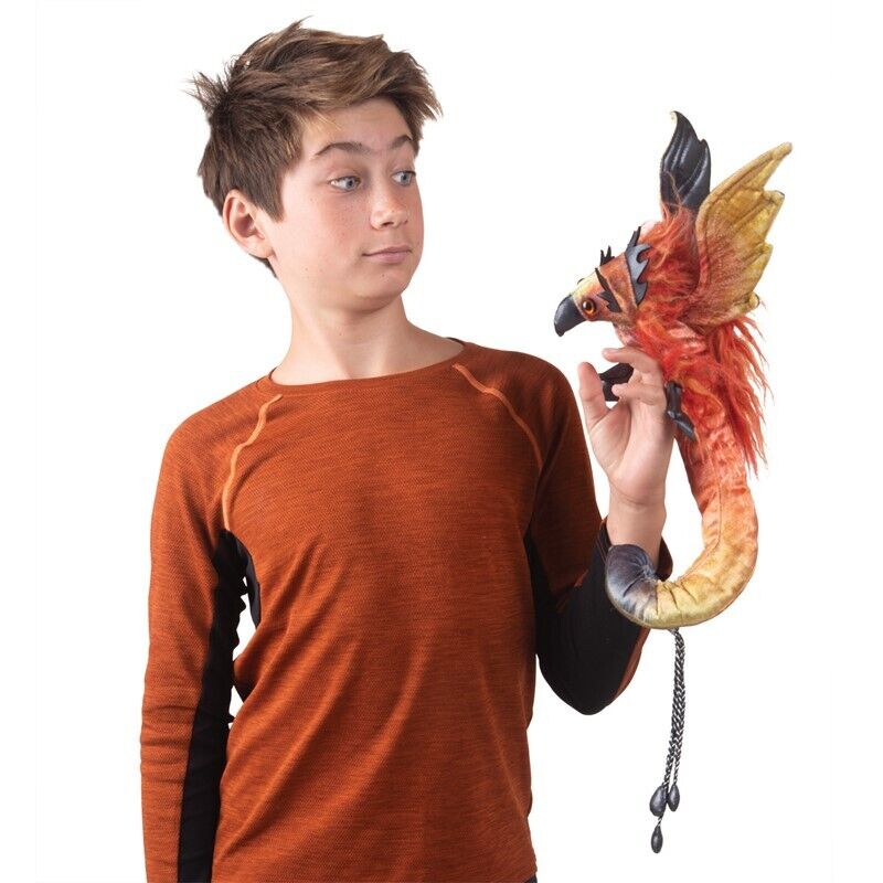 Folkmanis Phoenix Wristlet Finger Puppet, 20"