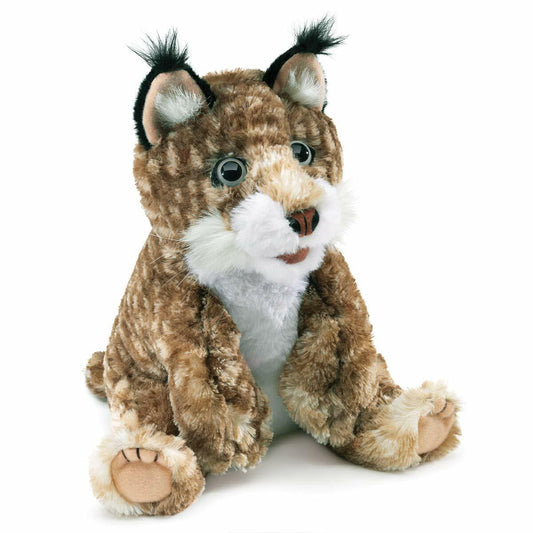 Folkmanis Bobcat Kitten Hand Puppet, 10"