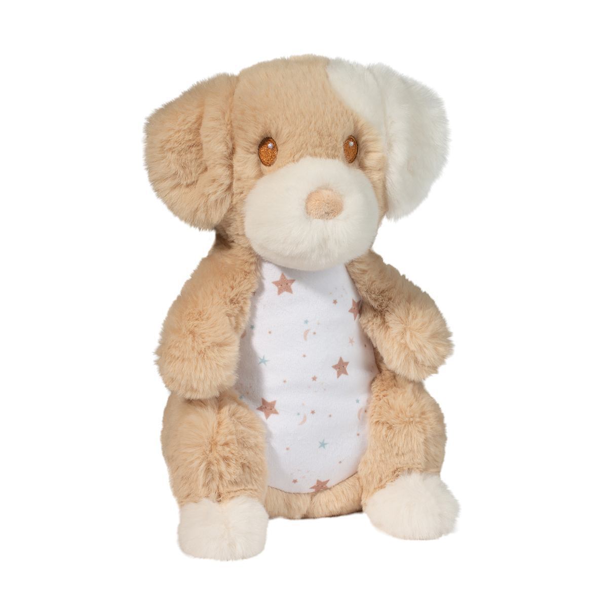 Douglas Auggie Tan Puppy Chime Plush Stuffed Animal, 9"