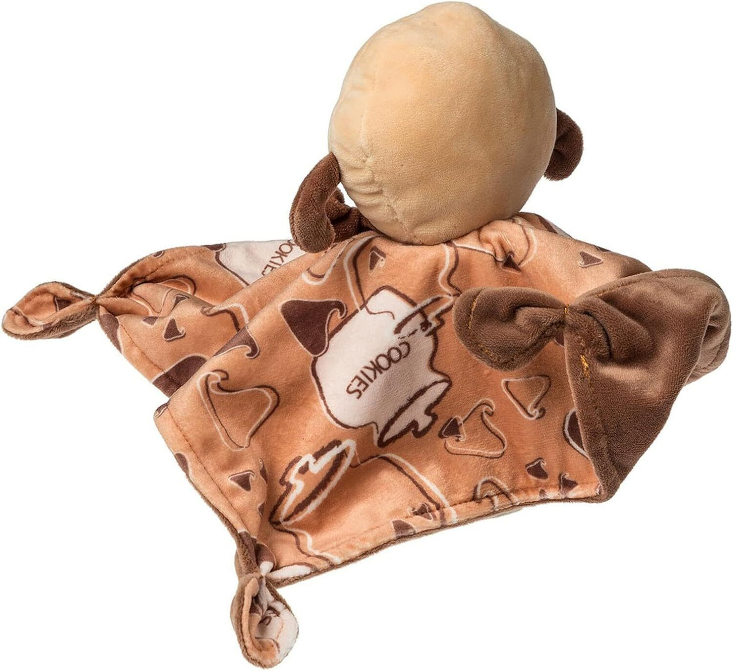 Mary Meyer Sweet Soothie Lovey Security Blanket, 10 X 10", Chocolate Chip Cookie