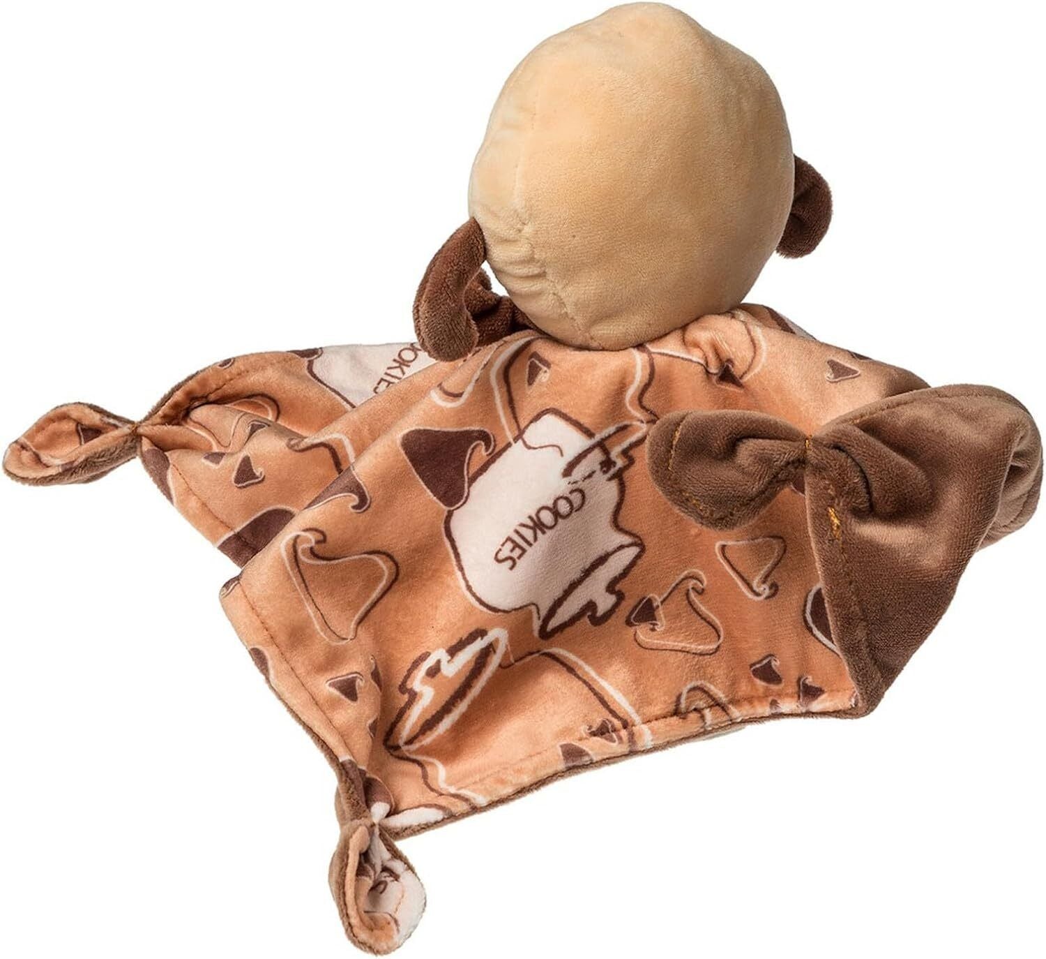 Mary Meyer Sweet Soothie Lovey Security Blanket, 10 X 10", Chocolate Chip Cookie