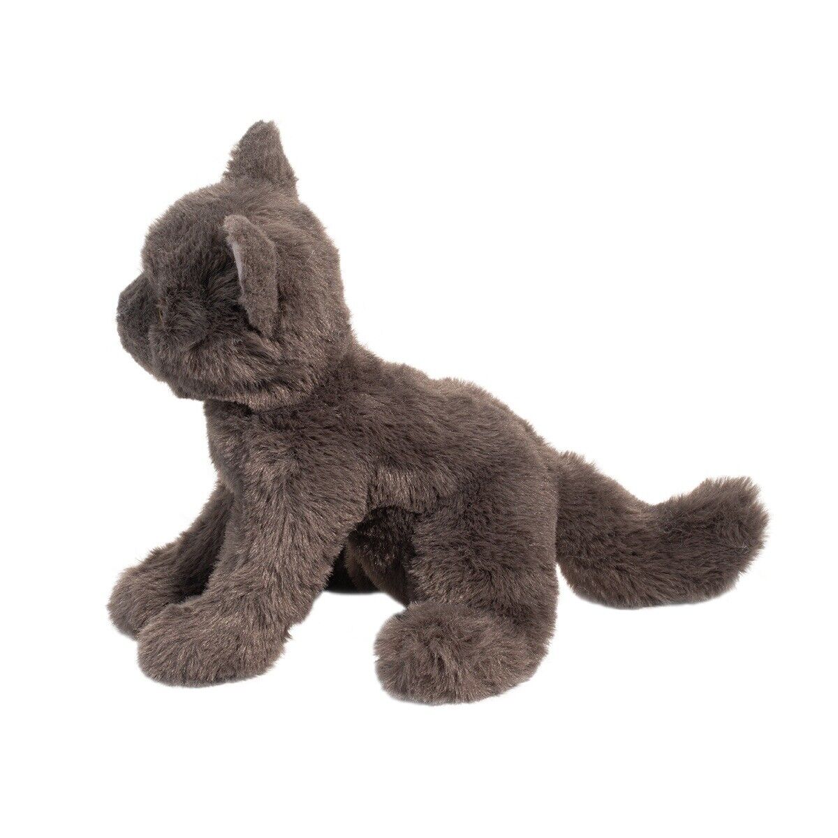 Douglas Cuddle Toys Mini Colbie Soft Gray Cat Plush Stuffed Animal, 7"