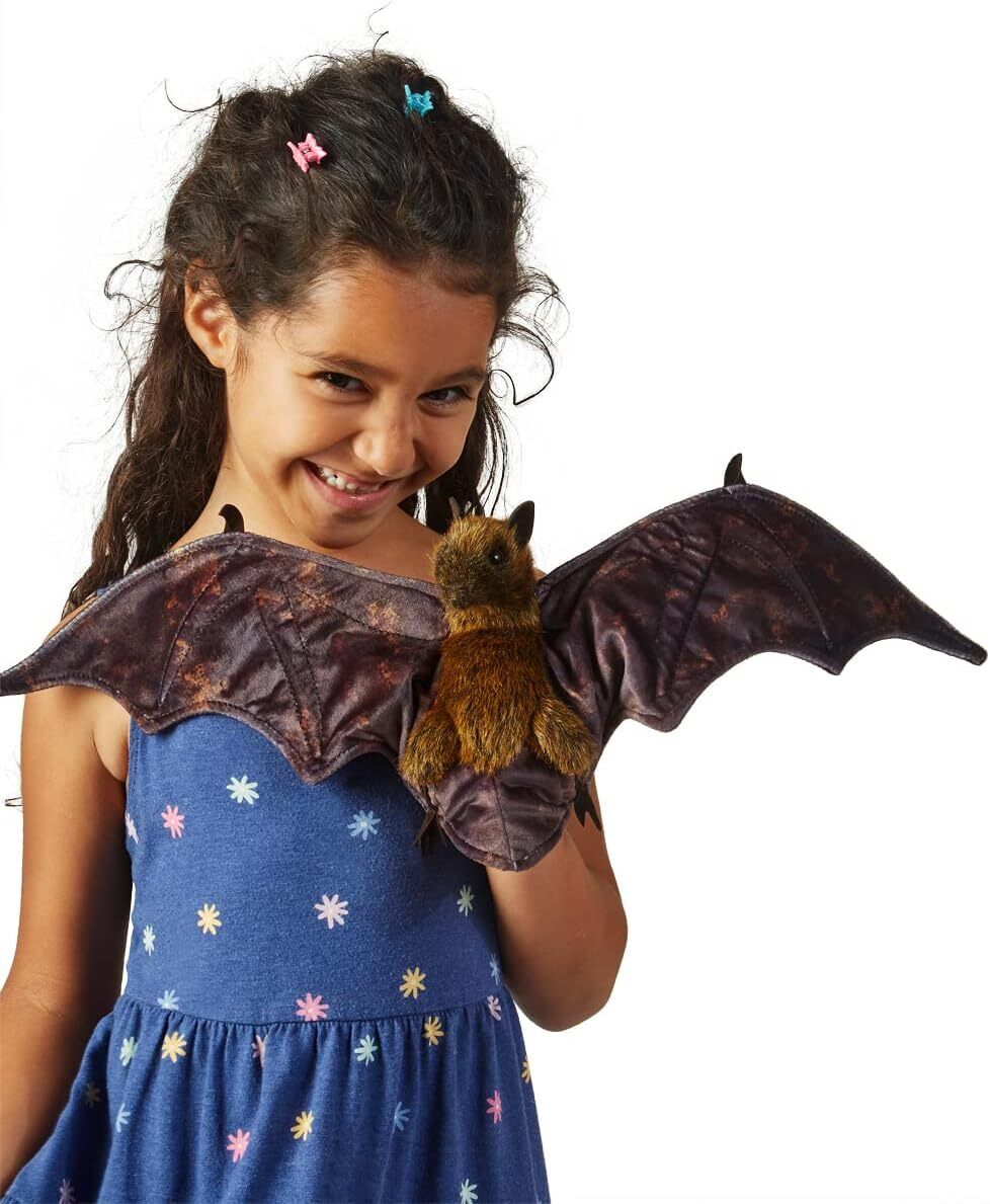 Folkmanis Fruit Bat Hand Puppet, 3 x 20 x 9 inches (LxWxH)