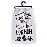 I Just Want to be a Stay at Home Dog Mom Decorative Cotton Towel