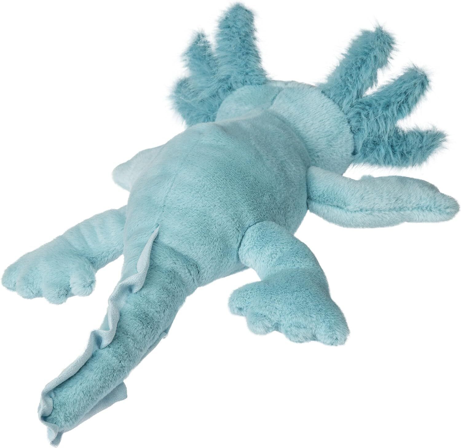 Mary Meyer Blue Axolotl Stuffed Animal Soft Toy, 14-Inches, Blue Wiggles