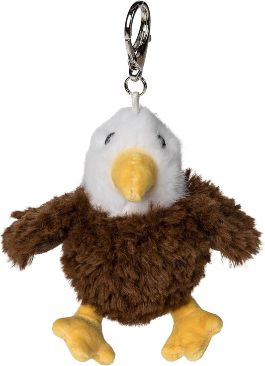 Mary Meyer Plush Stuffed Animal Backpack, Purse, Bag Charm, Bald Eagle, 5"