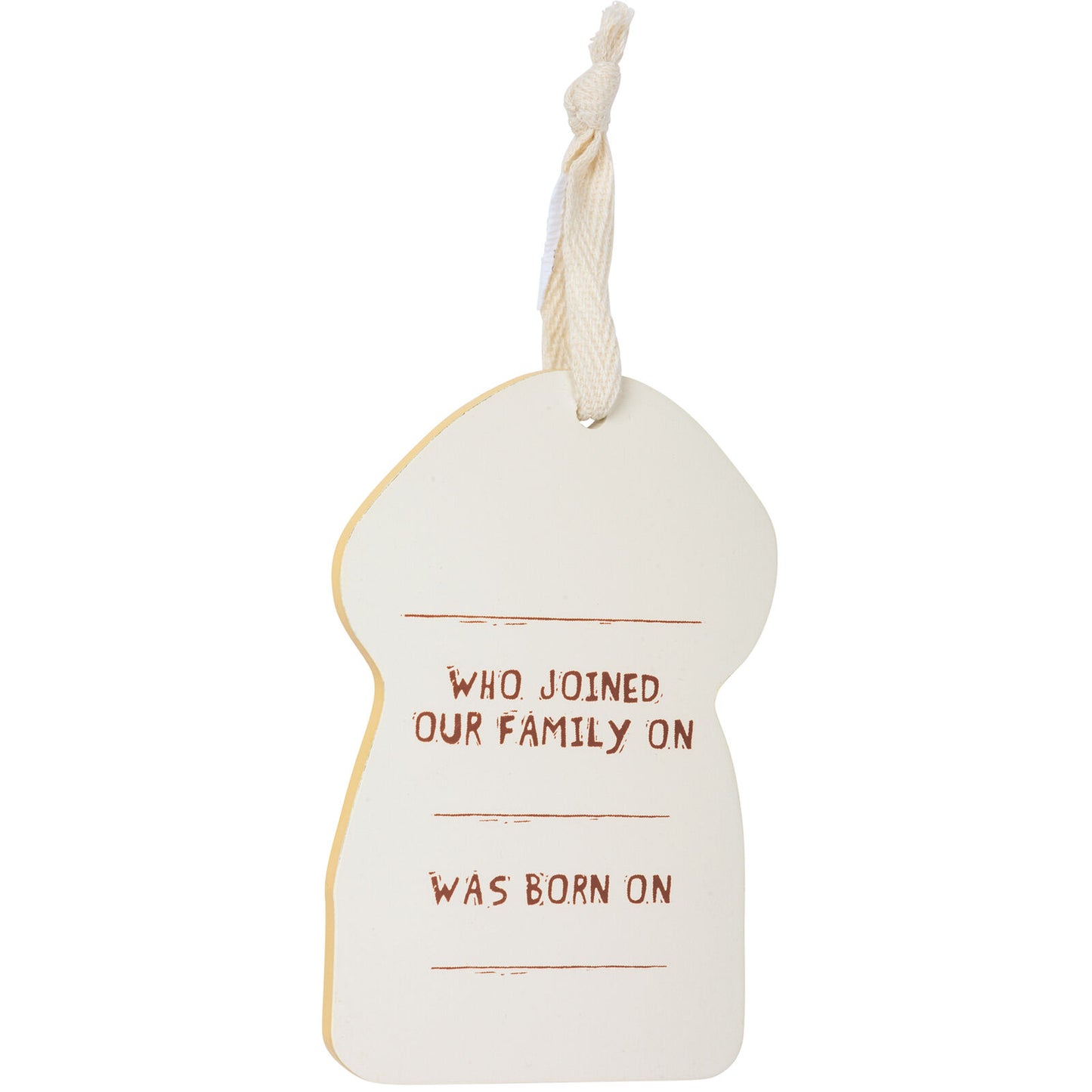 Primitives by Kathy Wooden Hanging Ornament, 2-Sided - I Love My Boxer