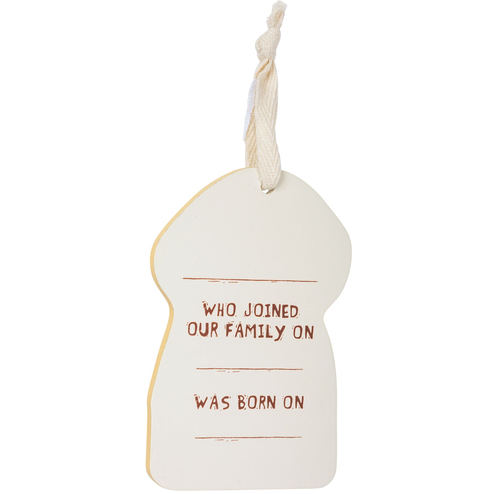 Primitives by Kathy Wooden Hanging Ornament, 2-Sided - I Love My Boxer