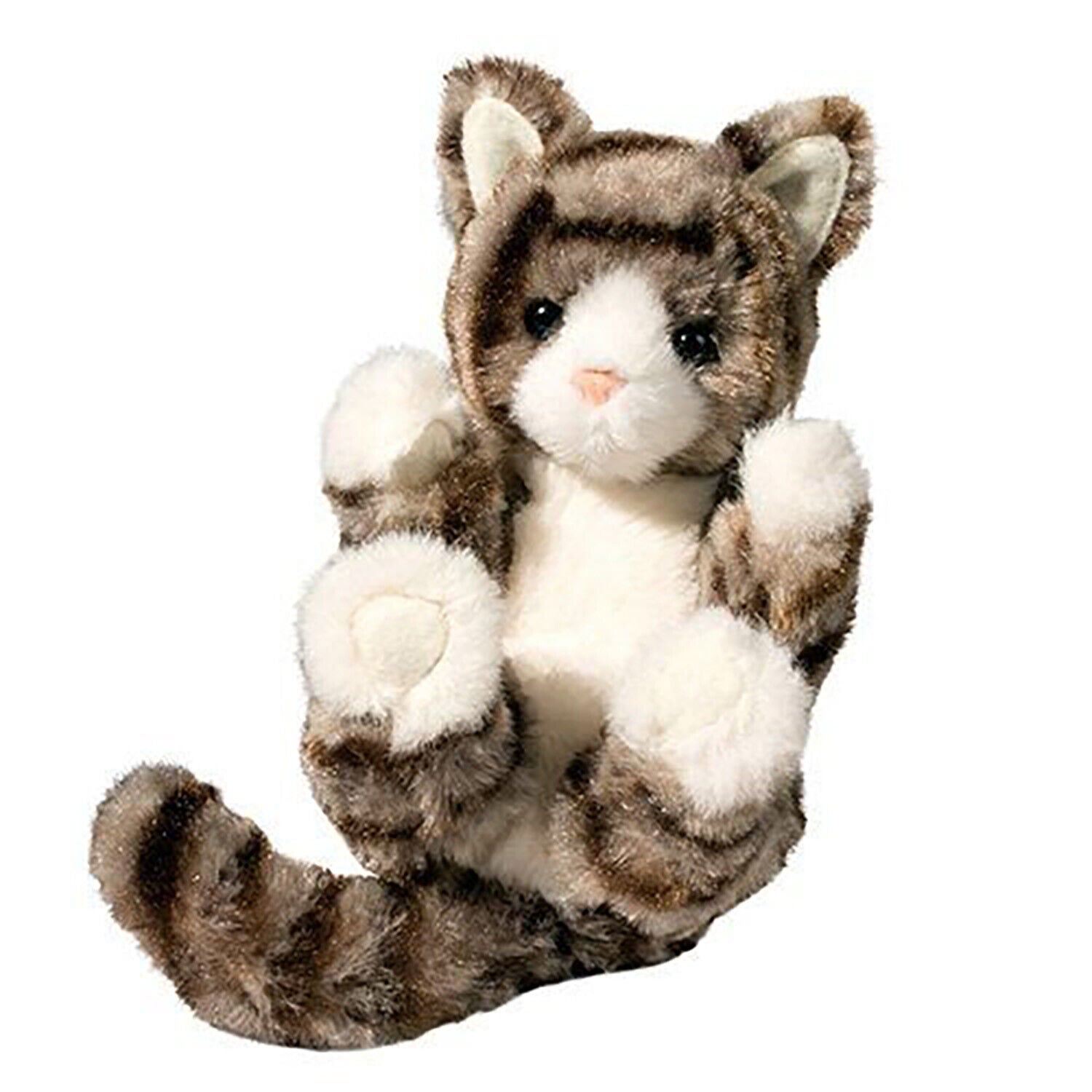 Douglas Gray and Brown Striped Tabby Cat Lil' Handful 6"