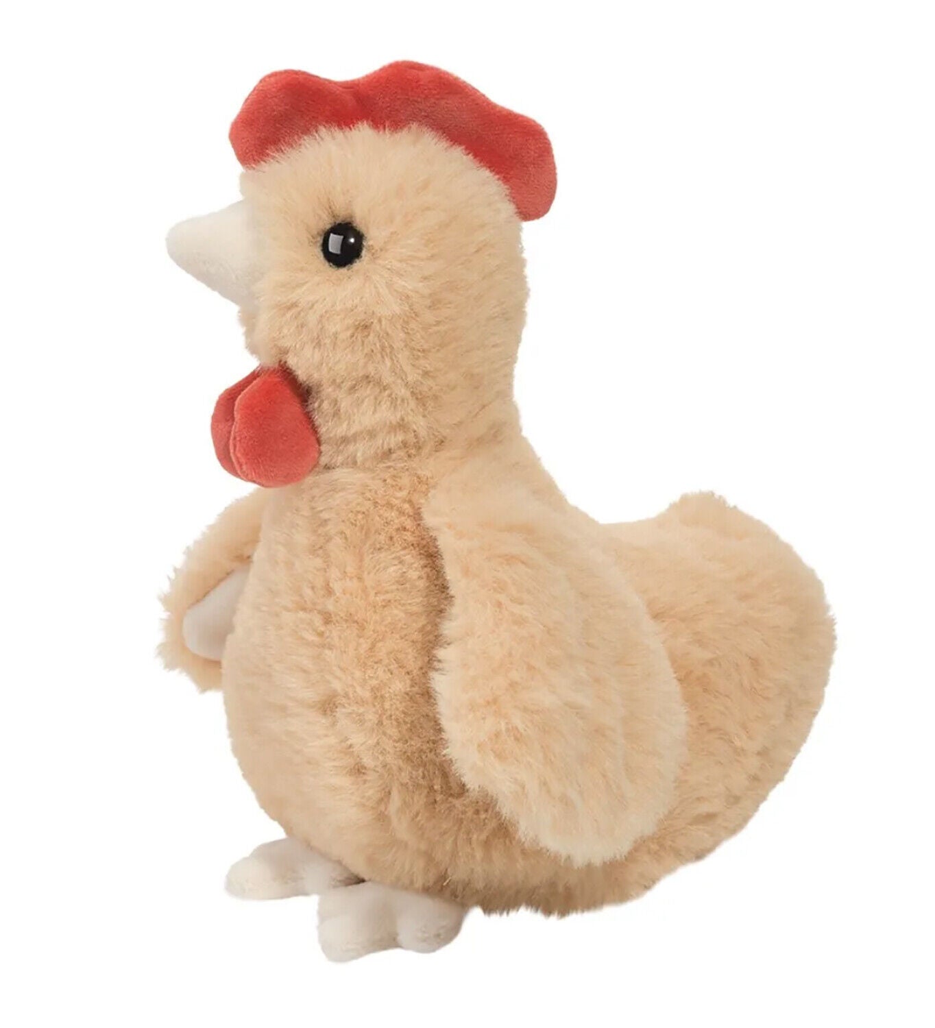 Douglas Rickie Mini Soft Gold Chicken Plush Stuffed Animal, 7" tall