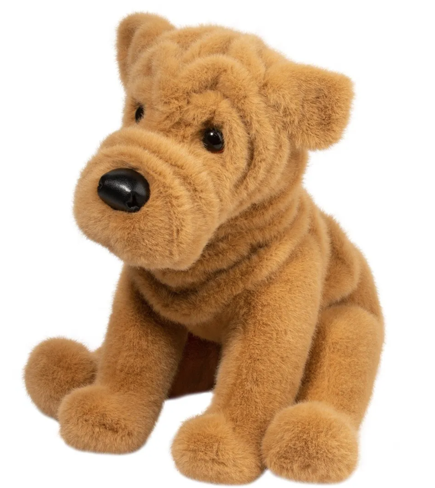 Douglas Toys Tater DLux Shar Pei Plush Stuffed Anima, 11" tall