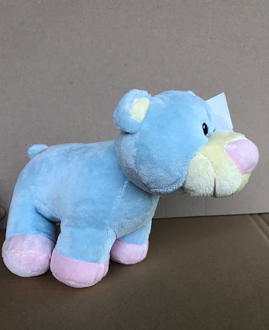 Wishpets 8" Blue Bear Baby Zoo Animals with Rattle