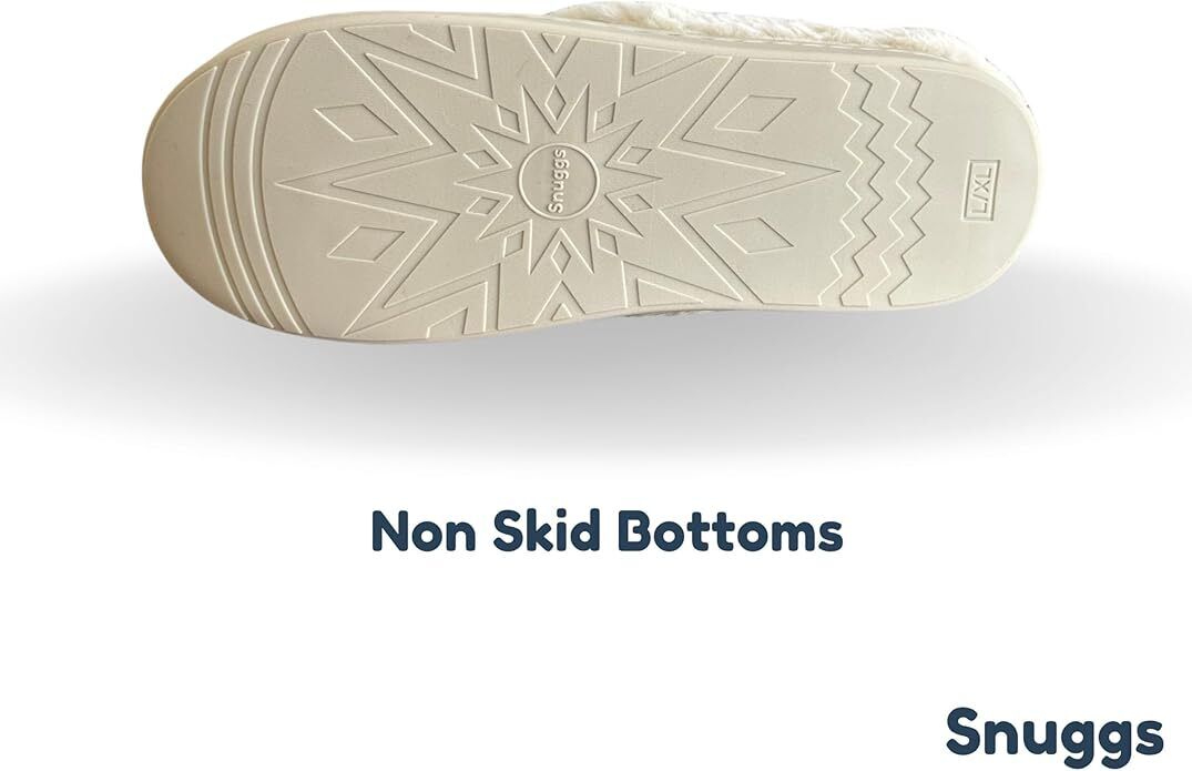 E&S Pets Yorkie Snugg Slippers for Pet Lovers -  Memory Foam, L/XL