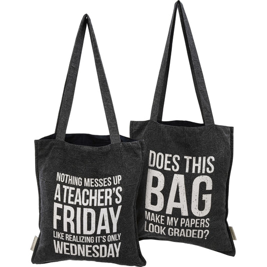 Primitives by Kathy Tote - Realizing It's Only Wednesday Teacher Bag